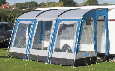 2012 Kampa Rally Club 390 Caravan Lightweight Porch Awning