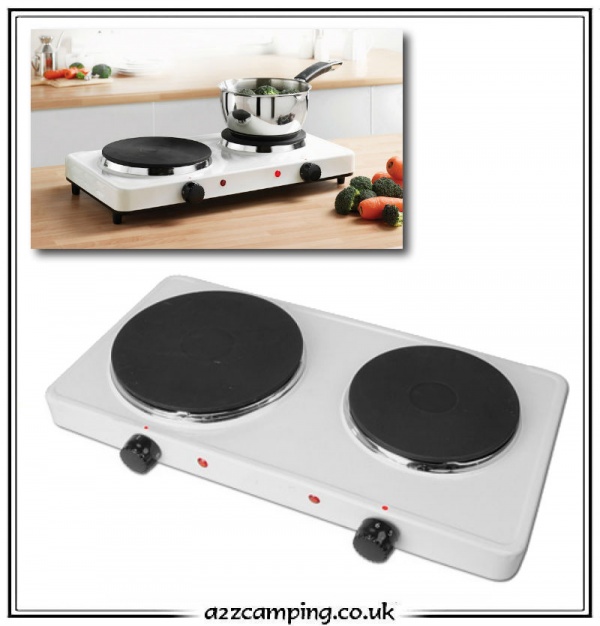 kampa double electric hob camping hob plate