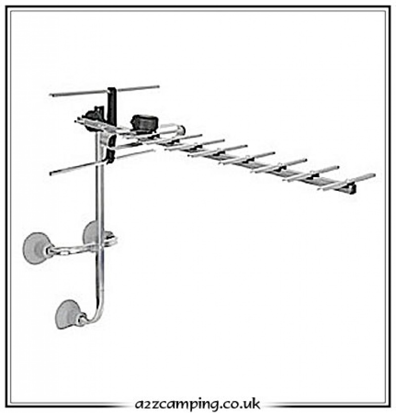Commtell Overlander 10 Element Digital TV Aerial with suckers