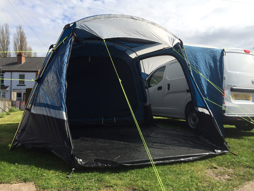 Awnings for Mini Day Vans like VW Caddy and Transit ...