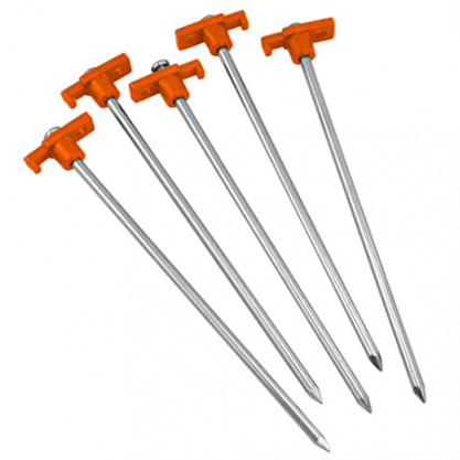 Inch tent pegs