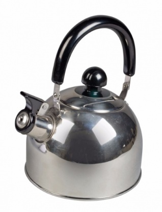 Kampa Polly 2L Stainless Steel Whistling Kettle