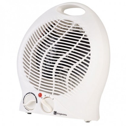 Kingavon 2kW Upright White Fan Heater