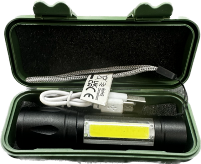 Kingavon XPE COB Rechargeable Torch