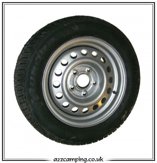 5 Stud 5.5J x 14H2 Replacement Caravan Wheel and Tyre