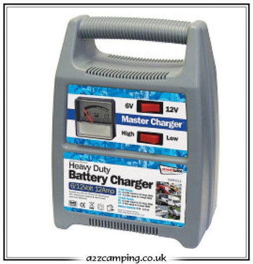 Heavy Duty Battery Charger 6/12 Volt 12 Amp