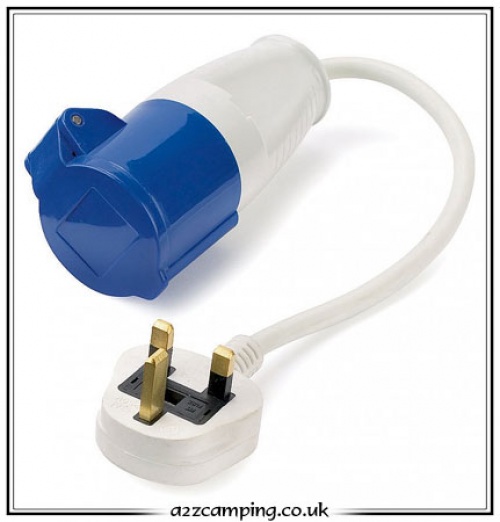 UK Caravan Mains Conversion Lead Caravan Lead UK Caravan Mains Conversion Lead Caravan Lead