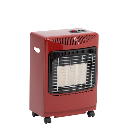 Lifestyle 4.2kW Mini Mobile Portable Gas Heater (Red)