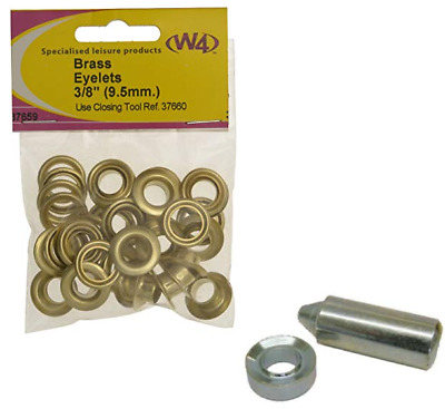 Brass Eyelets & Closing Tool 3/8 (9.5 mm)