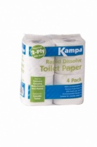 Kampa Rapid Dissolve Toilet Paper (Pack of 4)
