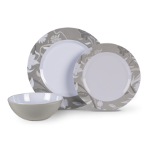 Kampa Bloom Heritage 12pc Melamine Dinner Set