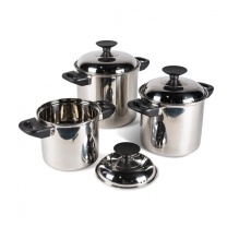 Kampa Space Saver Cook Pan 3 Piece Set