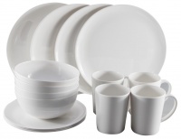 Camptech Victoria Melamine Dinner Set (16 Piece)