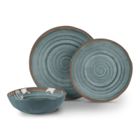 Kampa Terracotta 12pc Melamine Tableware
