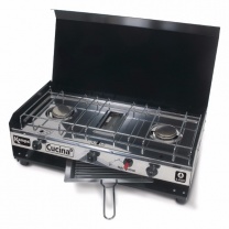 Kampa Cucina Gas Double Burner and Grill