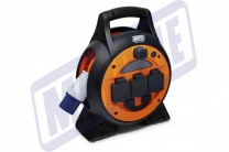 Maypole 15M Roller Mobile Mains Power Unit With LED Light