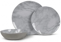 Kampa Marble 12 Piece Melamine  Dinner Set