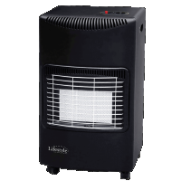 Lifestyle HeatForce Portable Cabinet Gas Heater (Black)